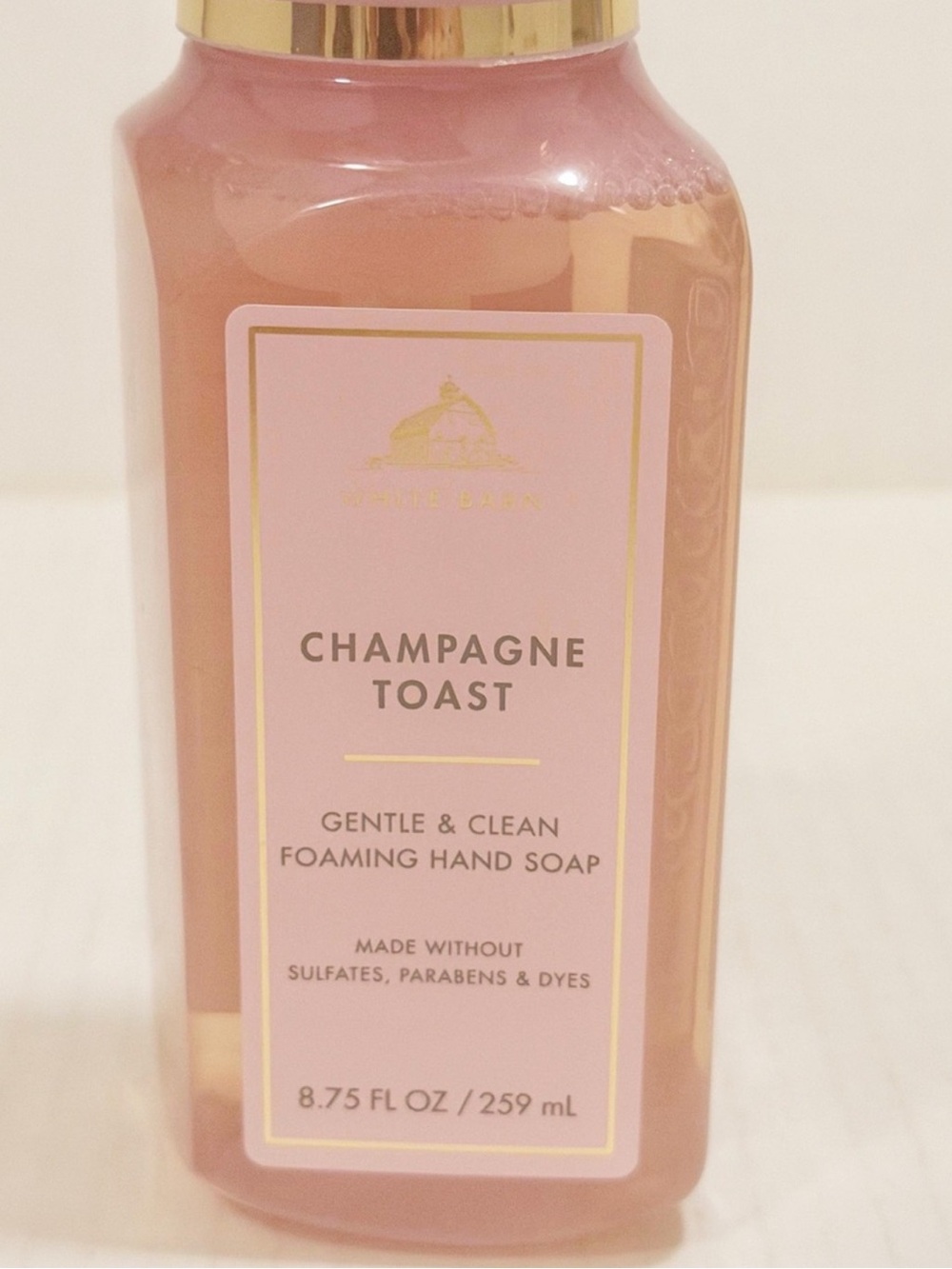 New bath and body Champagne Toast Foaming Hand Soap - Picture 2 of 3
